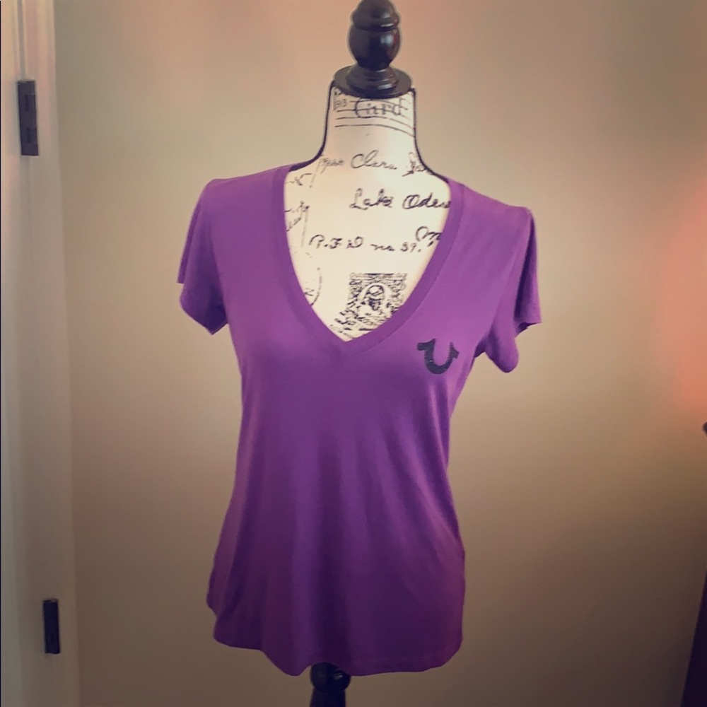 True Religion Buddha Back Jeweled Top